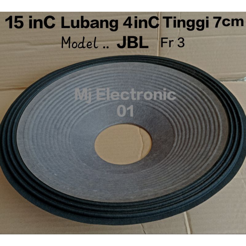 Daun kertas Speaker 15 inc Lubang 4 in model jbL