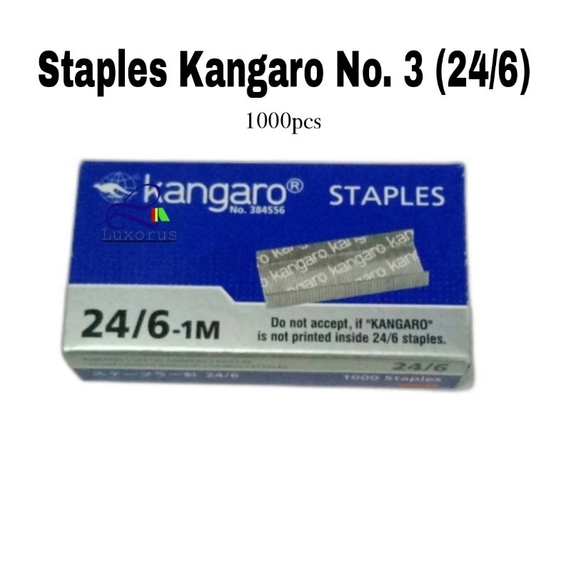 

Staples Isi Hekter Kangaro No. 3 (24/6)