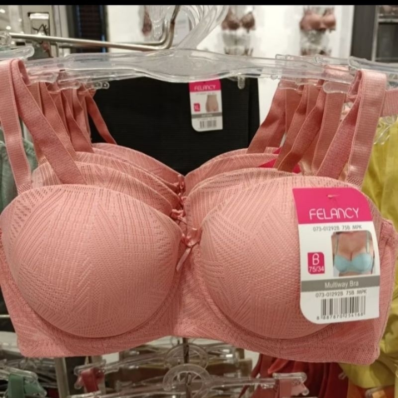 FELANCY BRA BERKAWAT PUSH UP MODEL 1/2 CUP B (73-1292)