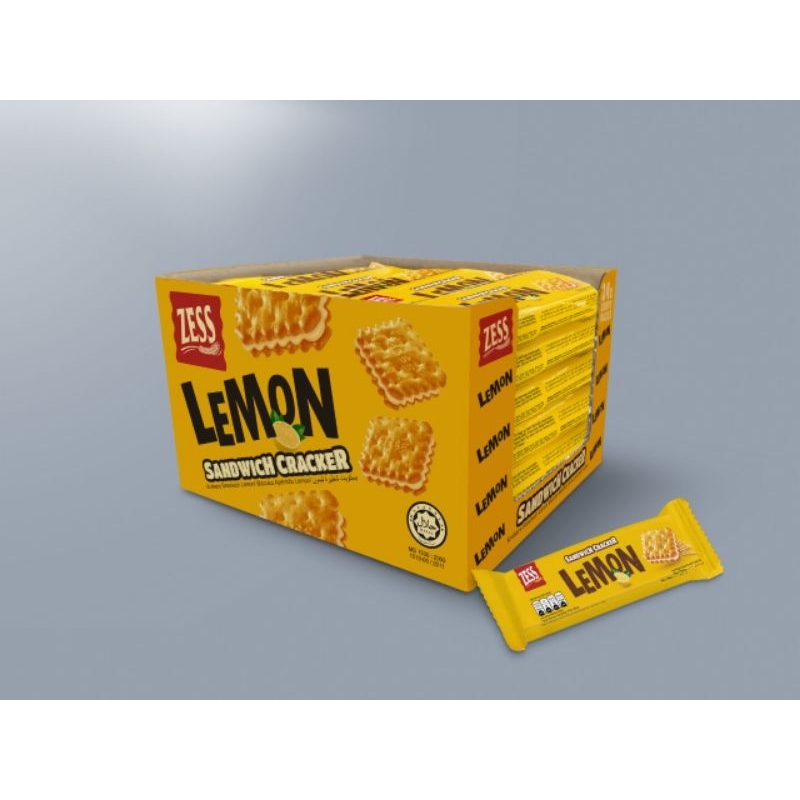 

ZESS Cracker Sandwich Lemon 54gX24/bgks 柠檬夹心饼干 harga perbox