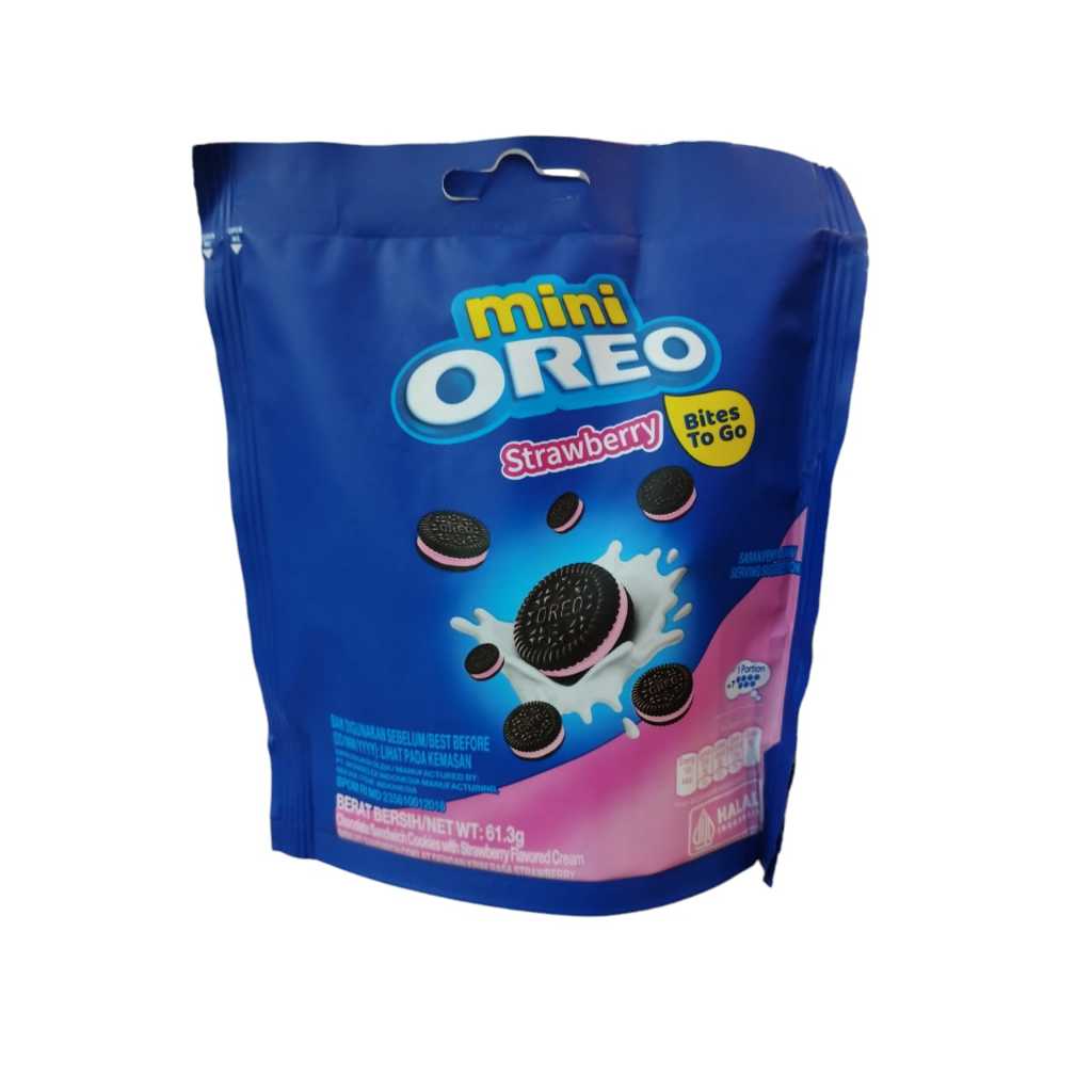 

Oreo Mini Strawberry Pouch 61.3 Gr