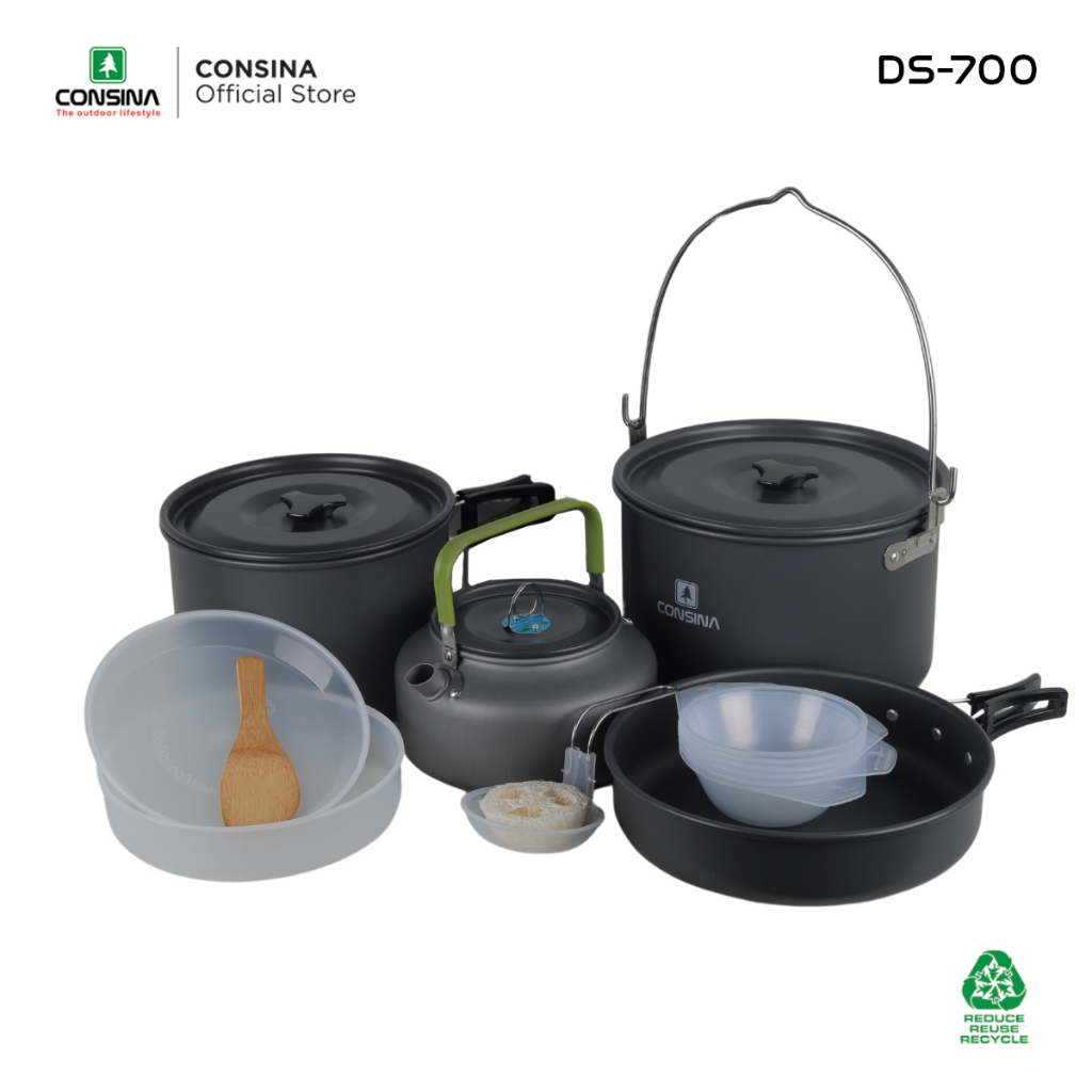CONSINA COOKING SET CAMPING OUTDOOR DS 700