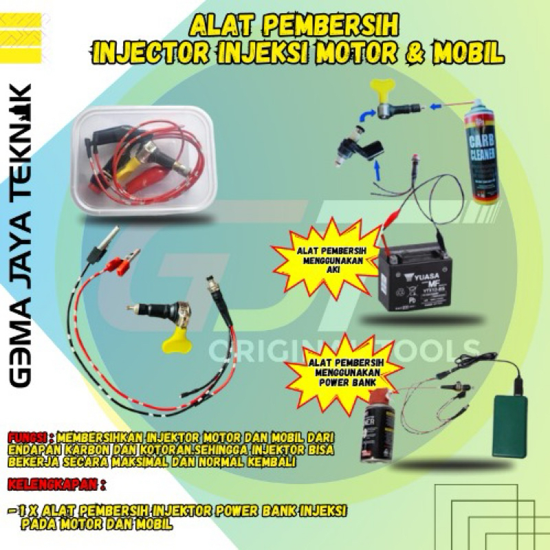 Alat Pembersih Injektor Motor Mobil  Injector Cleaner Kit