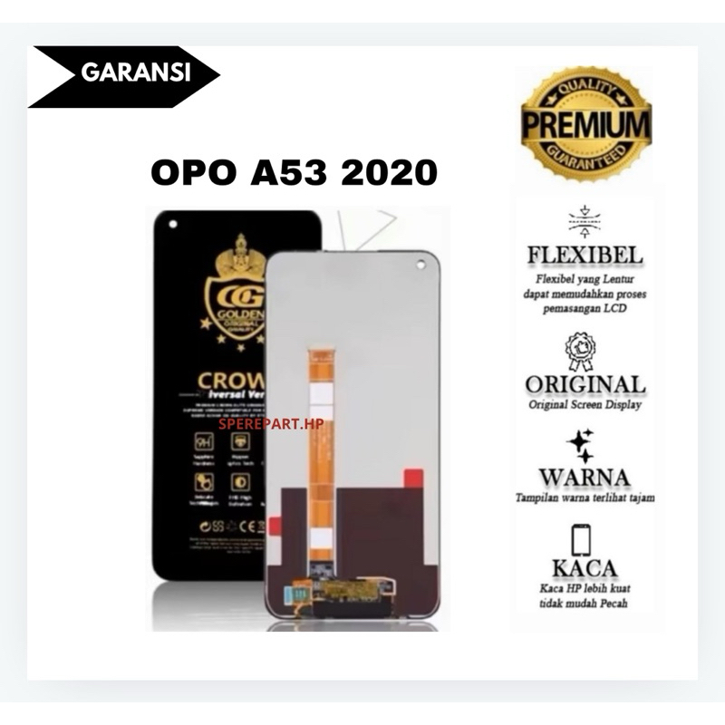 LCD TOUCHSCREEN OPO A53 2020 FULLSET ORIGINAL/LCD ORIGINAL OPO A53 2020