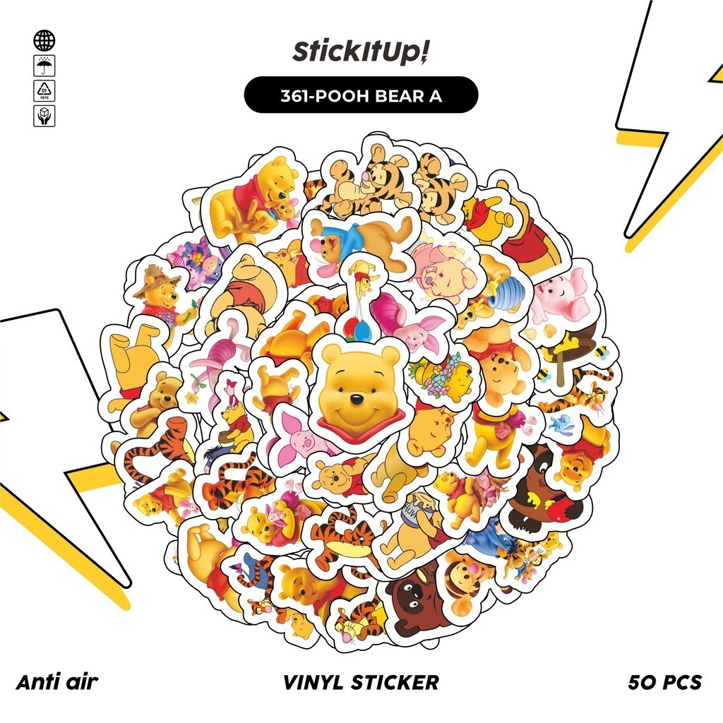 

COD✨ StickitUp100 Pcs StikerKartun Lots-o '' Huggin 's StellaLou Pooh Keren Anti Air Untuk Dekorasi Notebook Sepeda Skateboard Handphone DIY