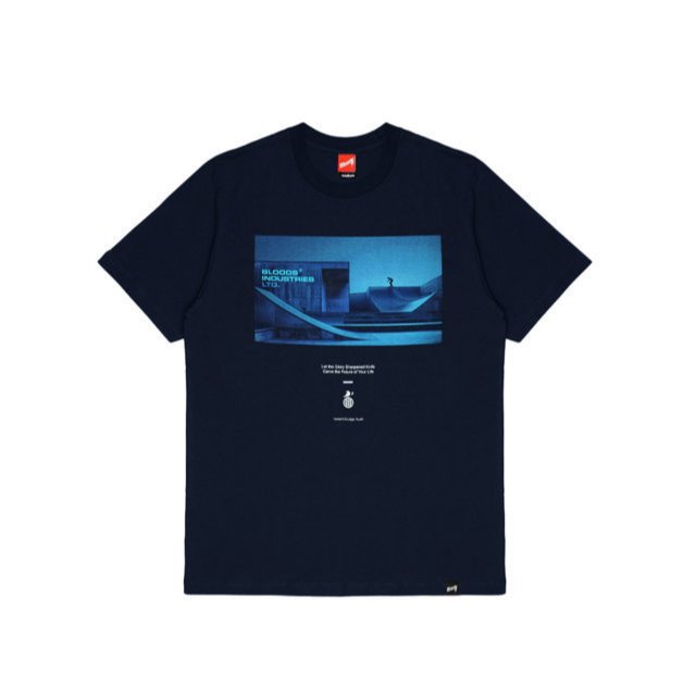 BLOODS TSHIRT  BASIC  T DOOMER NAVY