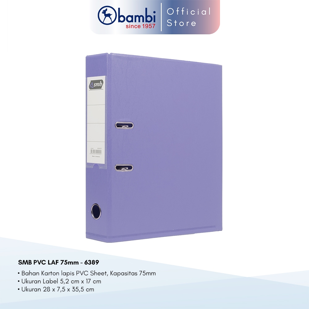 

Ordner Folio Spesial Pastel Purple Merk SMB Kode 1010