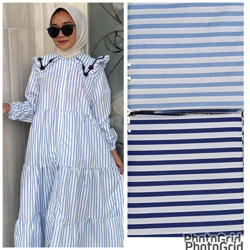 MIDI Tunik Salur Katun Premium