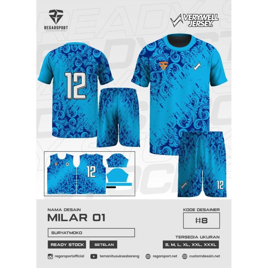 Jersey stellan atasan dan bawahan verywell, sepak bola