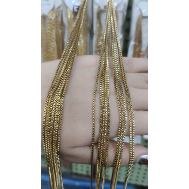 perhiasan kalung titanium asli