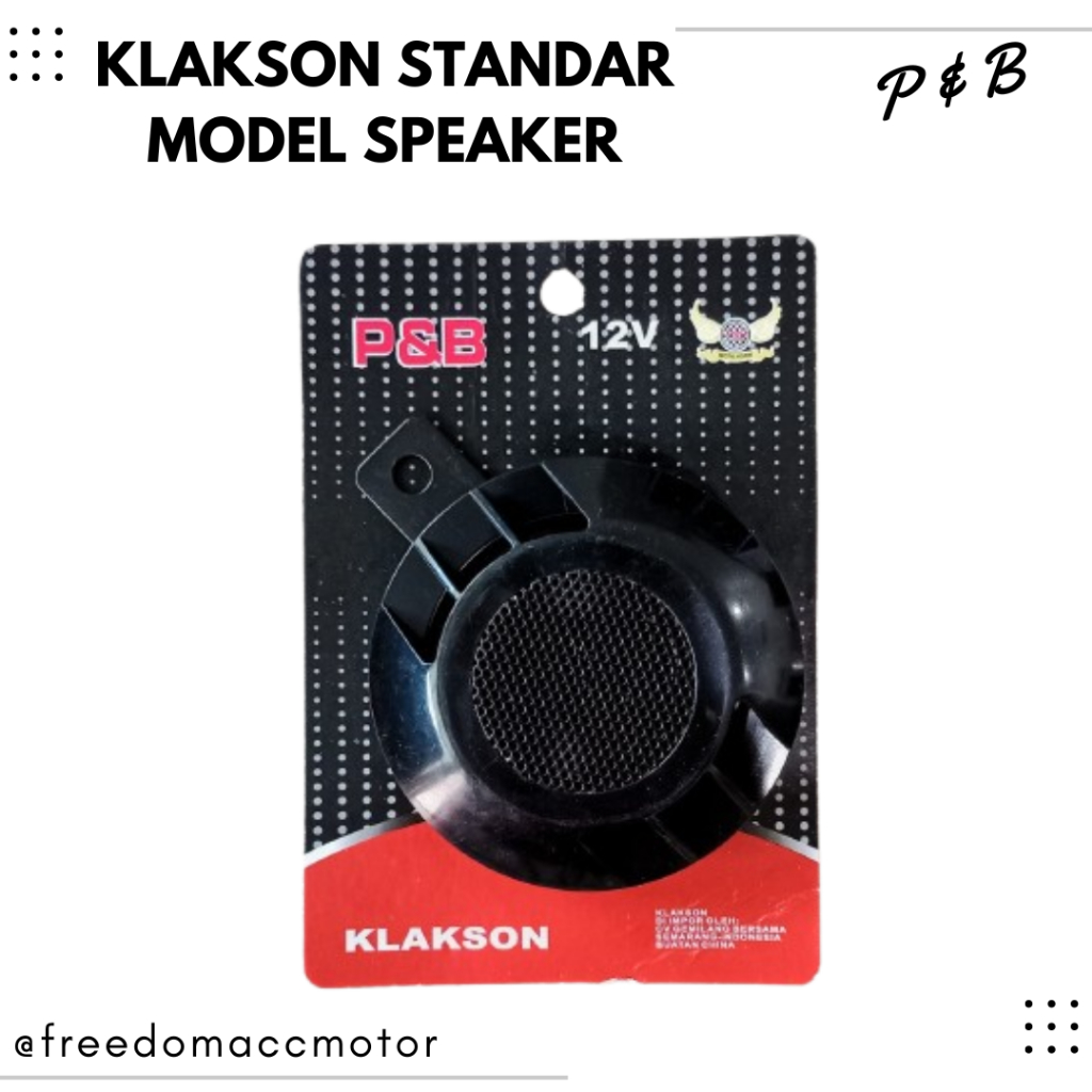 Promo  Klakson Standart Model Speaker Variasi Motor Beat Mio Vario Scoopy Fino Kelakson 12 Volt