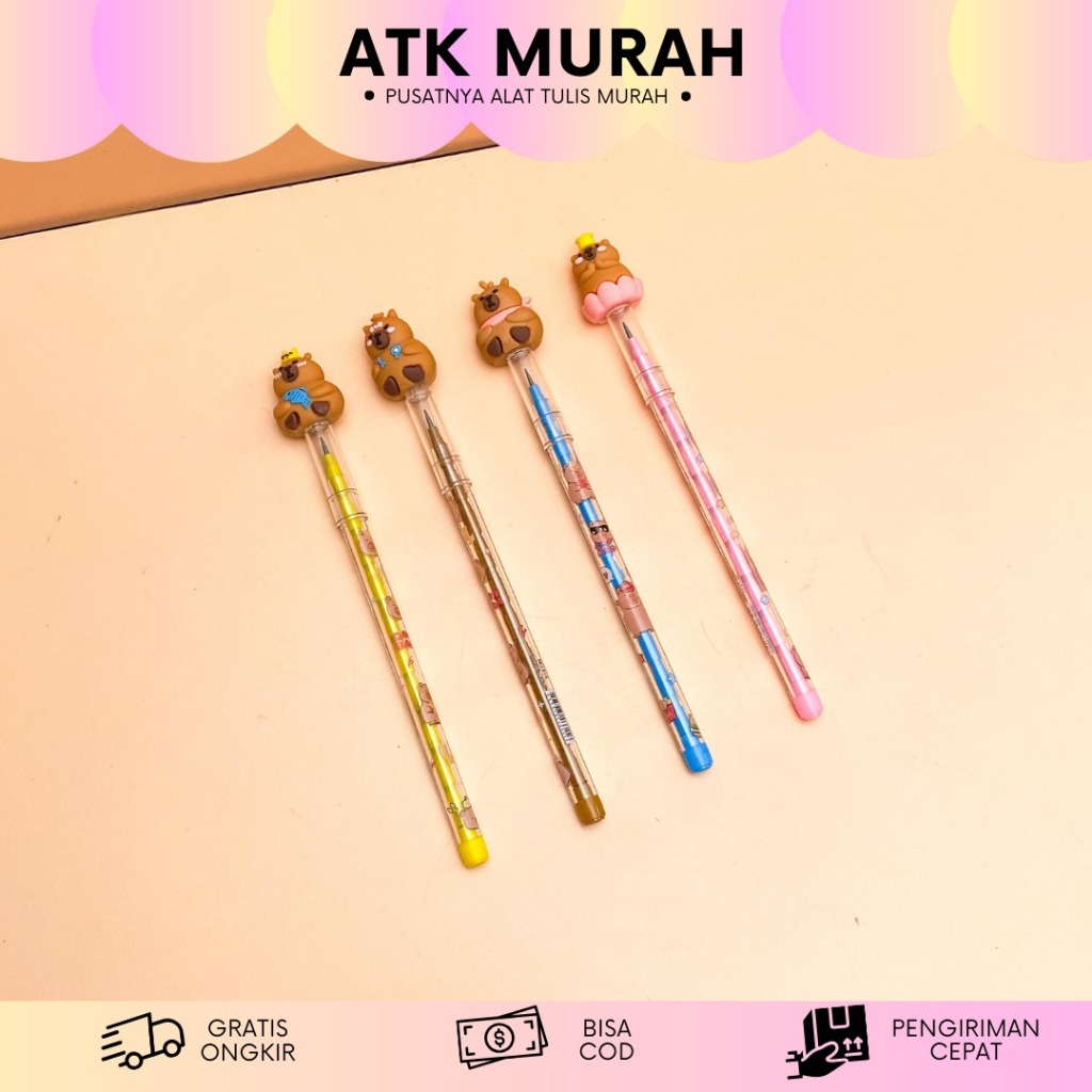

PENSIL SUSUN MODEL CAPYBARA PSN-1564 KAPIBARA CAPYBARRA KAPIBARA LUCU IMUT KADO UNIK