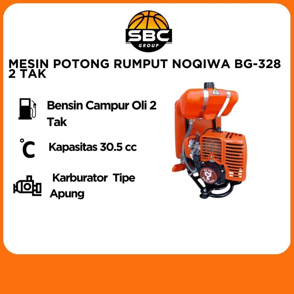 MESIN POTONG RUMPUT NOQIWA BG-328 2 TAK