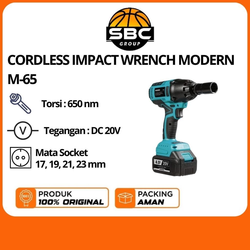 CORDLESS IMPACT WRENCH MODERN M-65