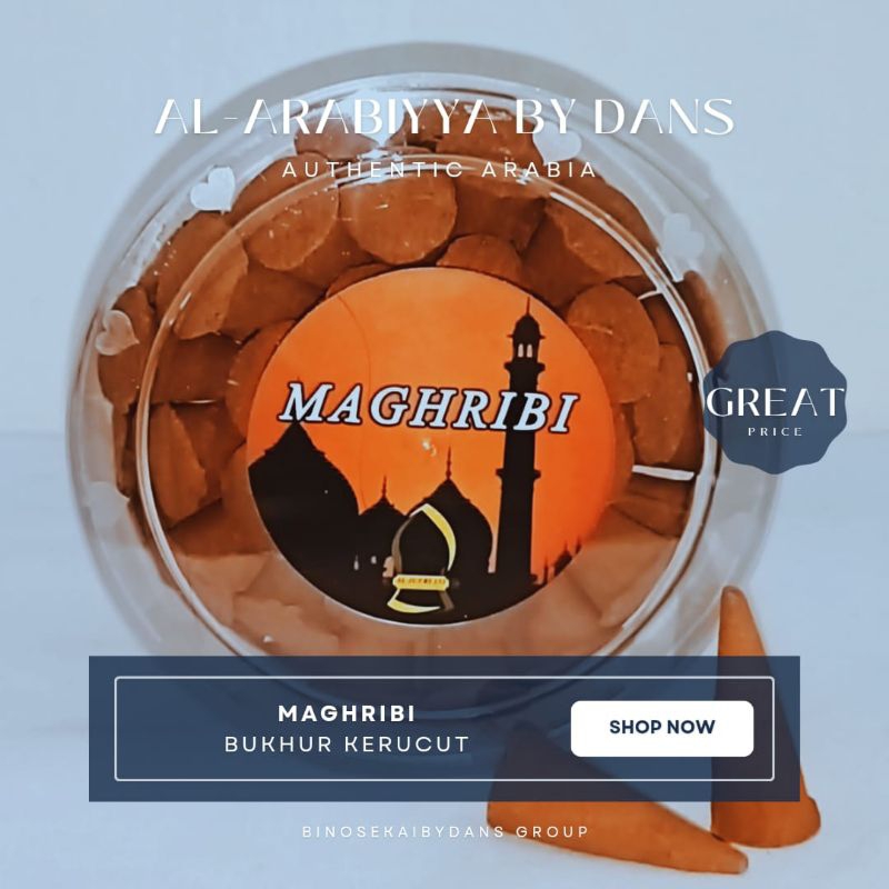 Buhur Dupa Wangi Kerucut toples Magribi Isi 50 pcs