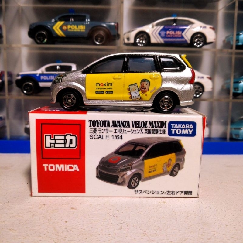 DIECAST TOMICA TOYOTA AVANZA VELOZ CUSTOM MOBIL TAKSI MAXIM