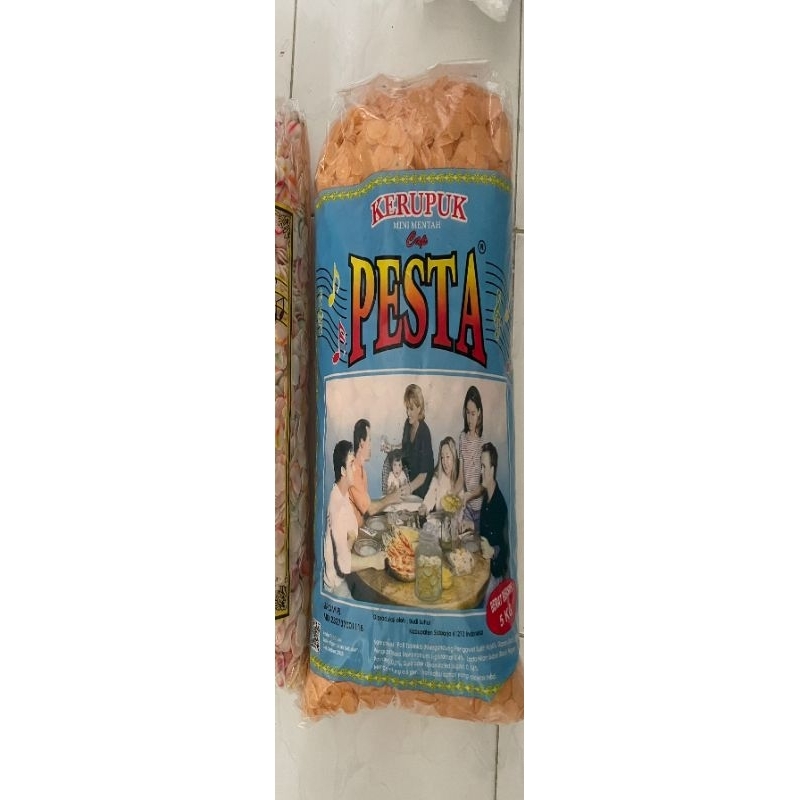 

kerupuk mini mentah cap pesta kerupuk tahu Tek 5kg