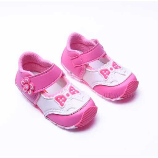 Sepatu bayi perempuan viral/ Sepatu anak perempuan usia 1-3 tahun bunyi citcit/ Sepatu Model Pita