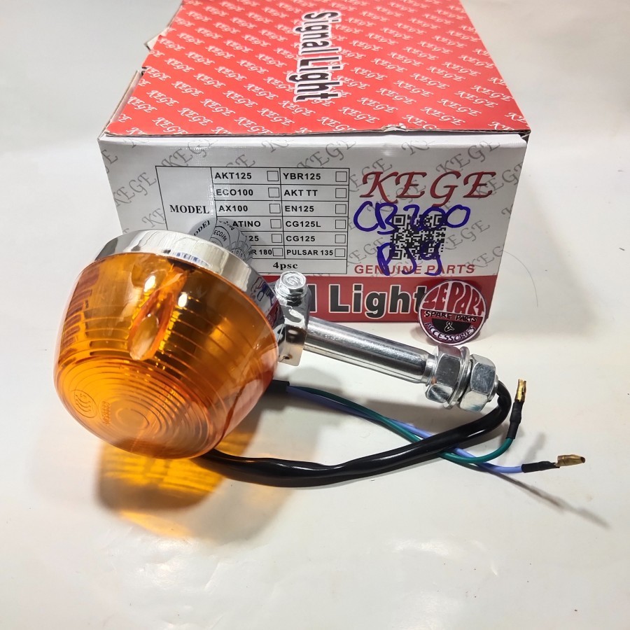 [Andin Parts & Acc]    Lampu sen CB200 KH G7T Panjang Sein Reting
