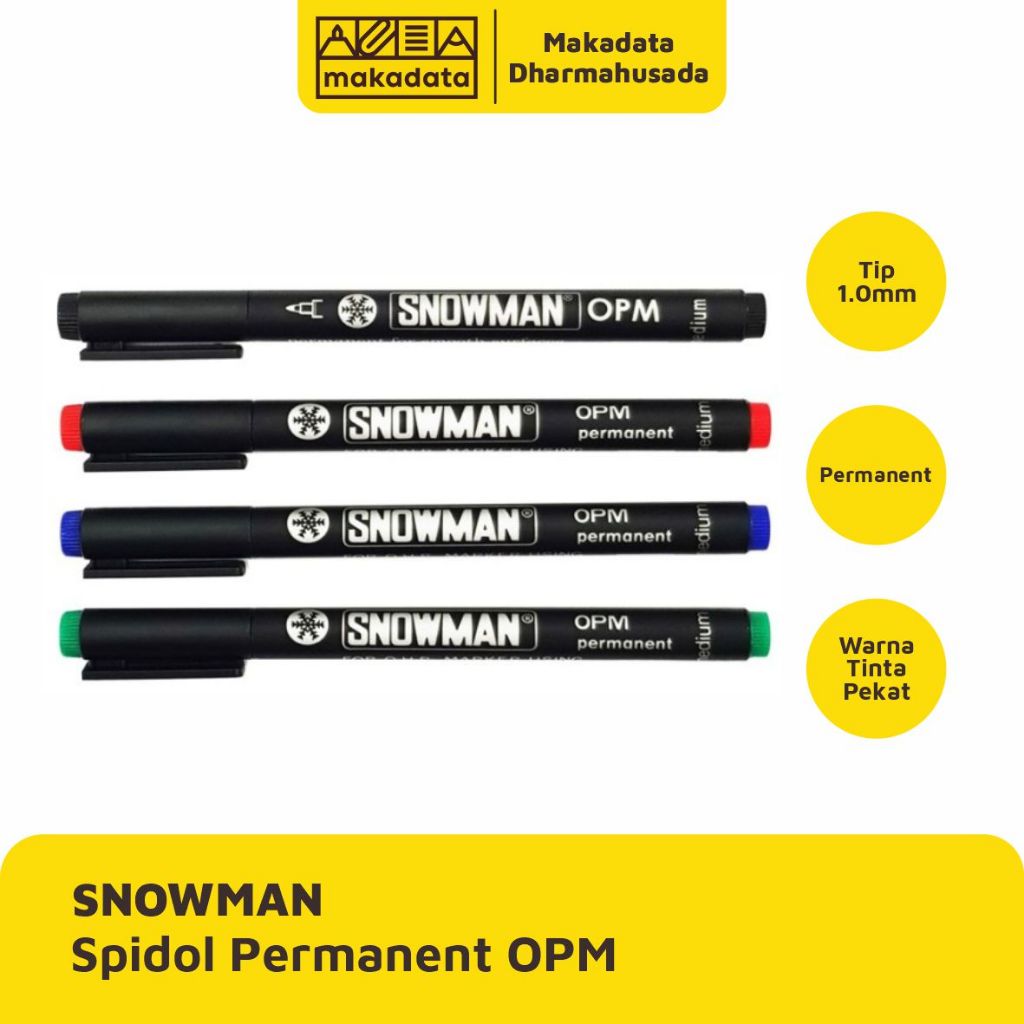 

SPIDOL PERMANENT SNOWMAN OHP-M (1 PCS)