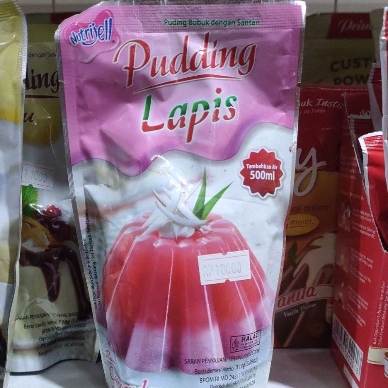 

Nutrijell Pudding Lapis Rasa Cocopandan 110gr