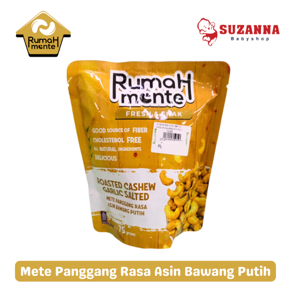 

Rumah Mente Mete Panggang Rasa Asin Bawang Putih 75gr