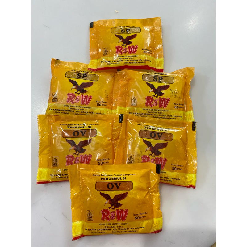 

R&W Ovalet/SP Cake Emulsifier/Pengemulsi kue 50gr