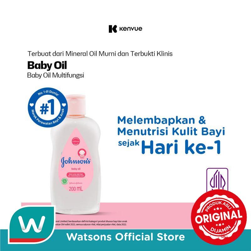 JOHNSON & JOHNSON Baby Oil 200ml