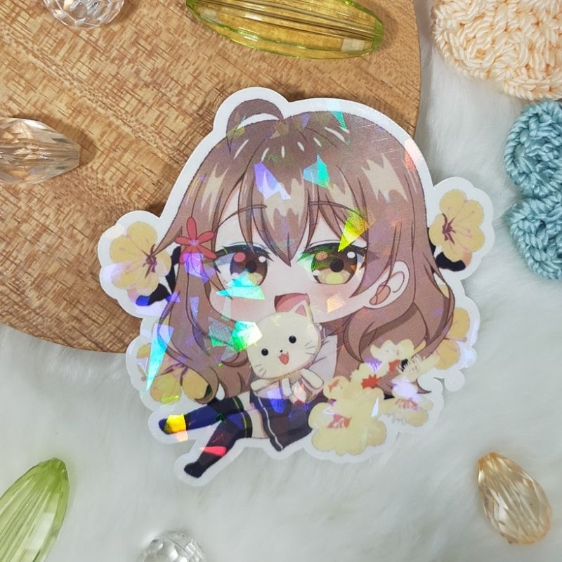 

Sticker Hologram Brokenglass Fanmerch Roshidere Masha Mikhailovna Original Fanart by Merch Trove