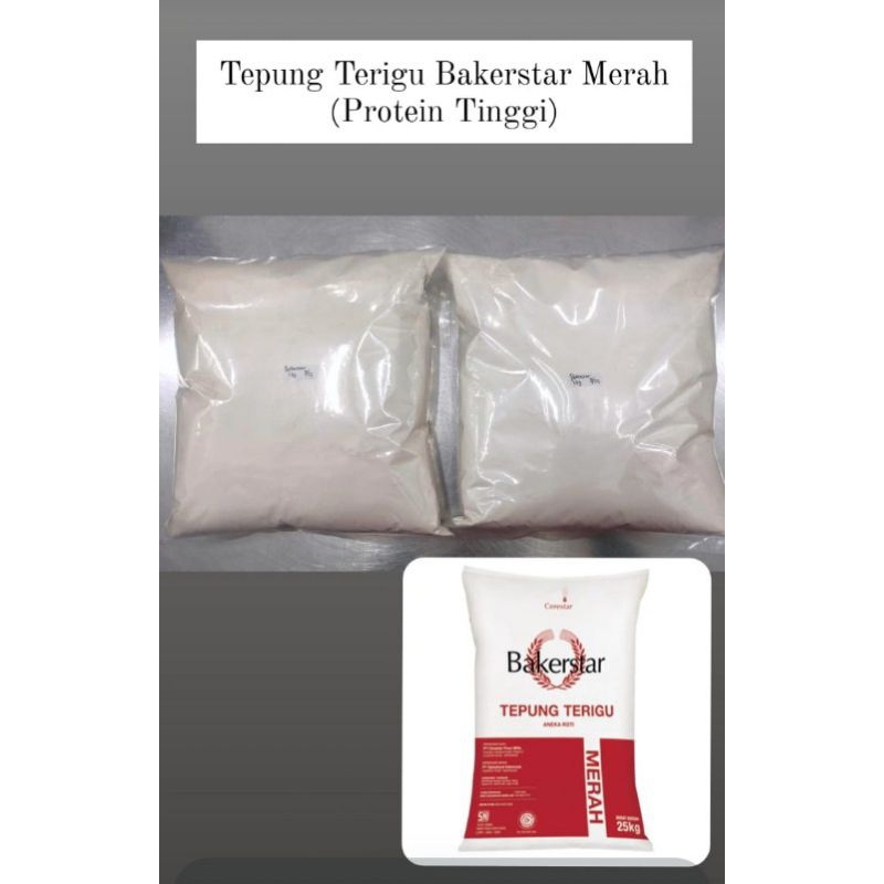 

Tepung Terigu Bakerstar Merah (Protein Tinggi ) per 1kg