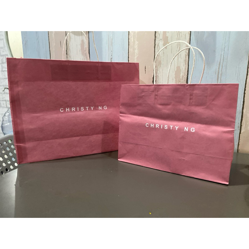 

PAPER BAG CHRISTY NG // SHOPPING BAG // ORIGINAL STORE // BIG