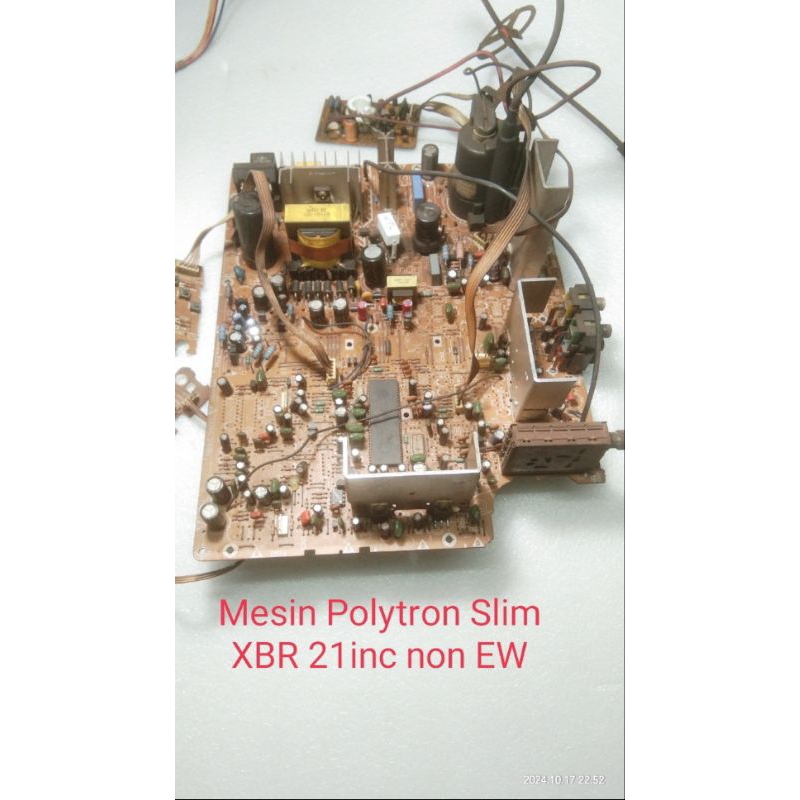 MESIN TV POLYTRON SLIM XBR 21 INCH NON EW BEKAS