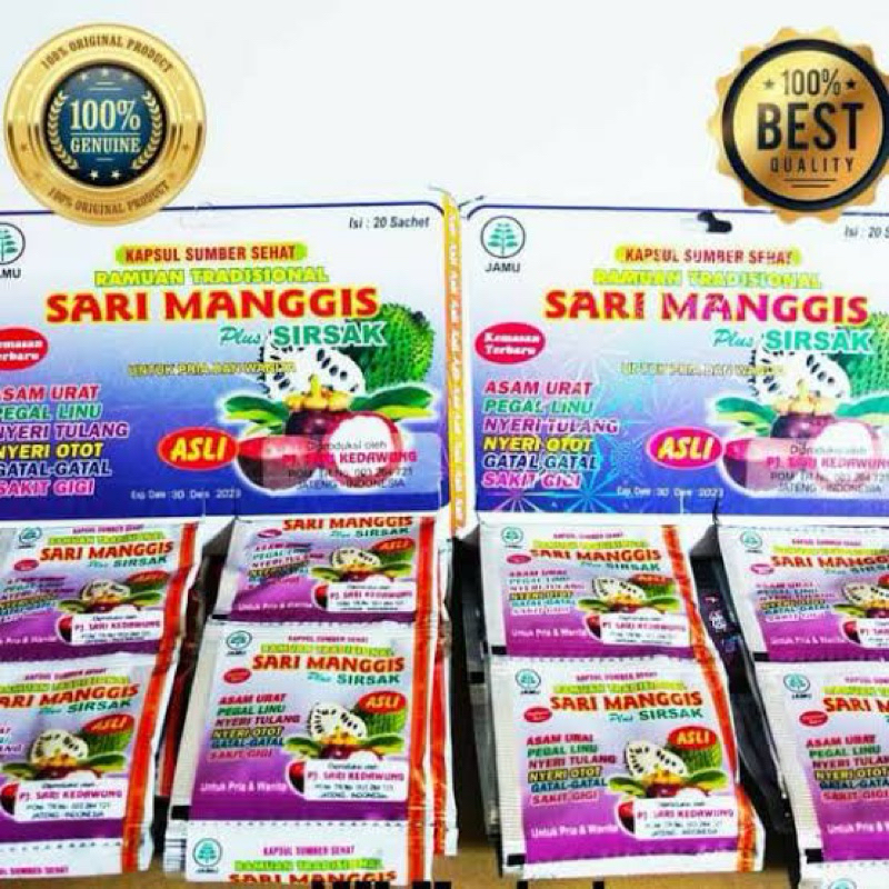 

KAPSUL SARI MANGGIS PLUS SIRSAK