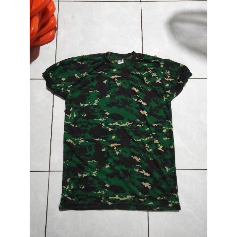 Kaos Loreng NKRI Pendek | Kaos Army NKRI Pendek