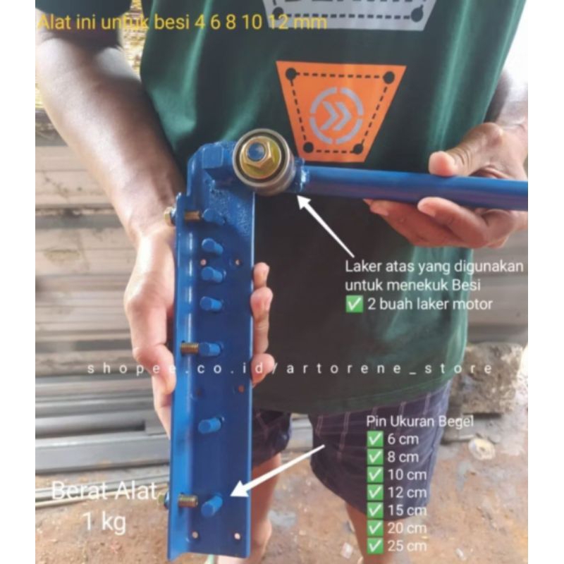 penekuk besi beton 6 8 10 12ml full