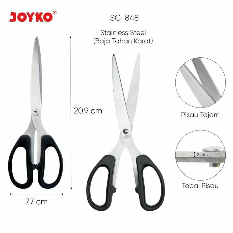 

Gunting Scissors Joyko SC-828-838-848