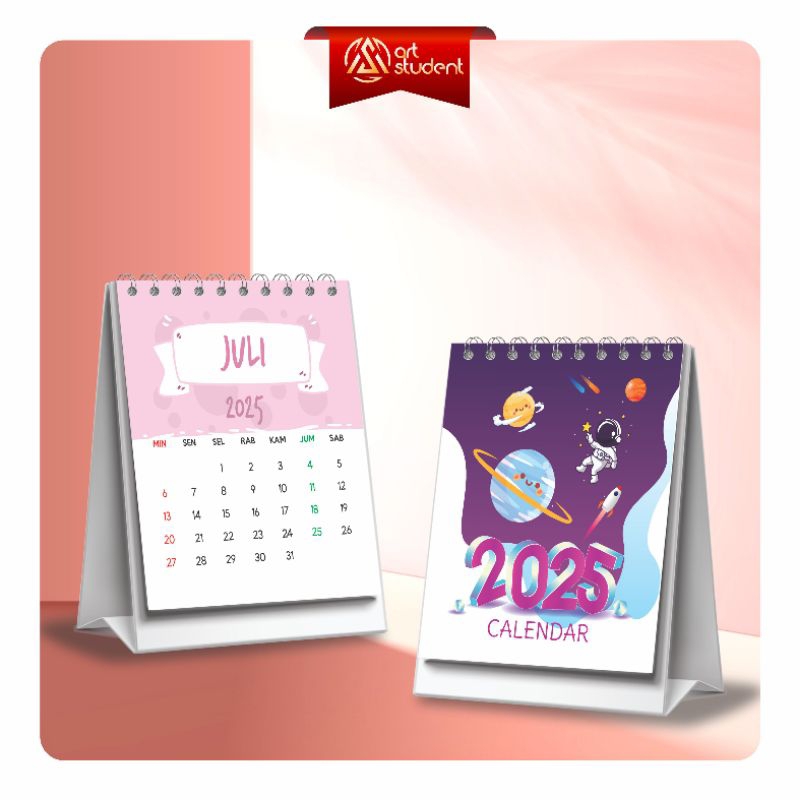 

KALENDER MINI PORTABLE TAHUN 2025 KALENDER MEJA UNTUK SOUVENIR ATAU HADIAH KALENDER MEJA MINI 2025