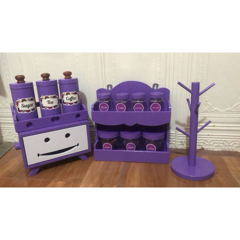 set dapur ungu