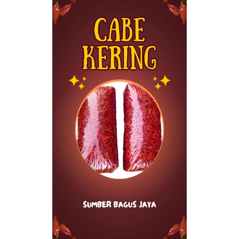 

CABE KERING CABE MERAH KERING CABE JAPLAK 5KG ( TANPA TANGKAI NO. 1 )