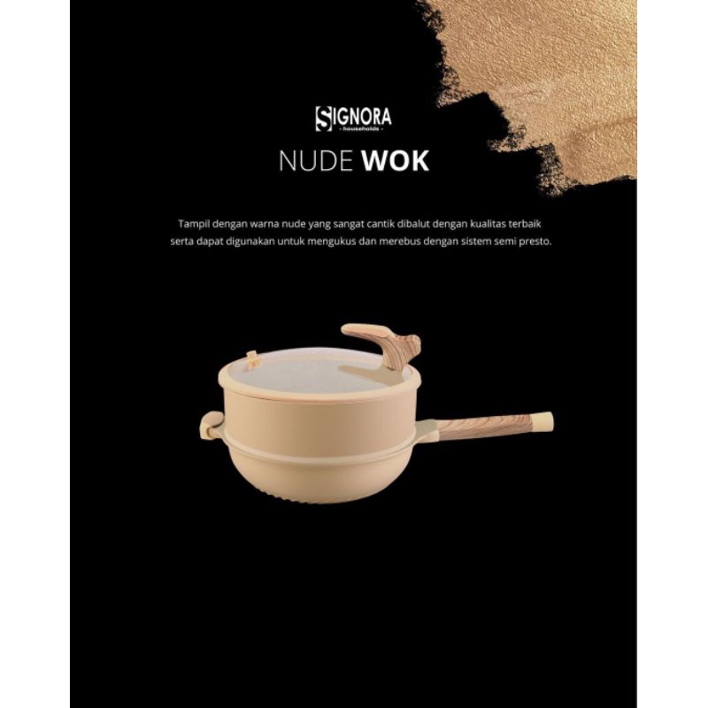 Nude Wok / panci kukus signora