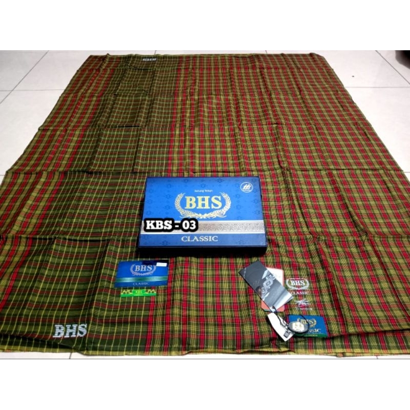 Sarung BHS Classic Mercerized Motif KBS Mix GOLD