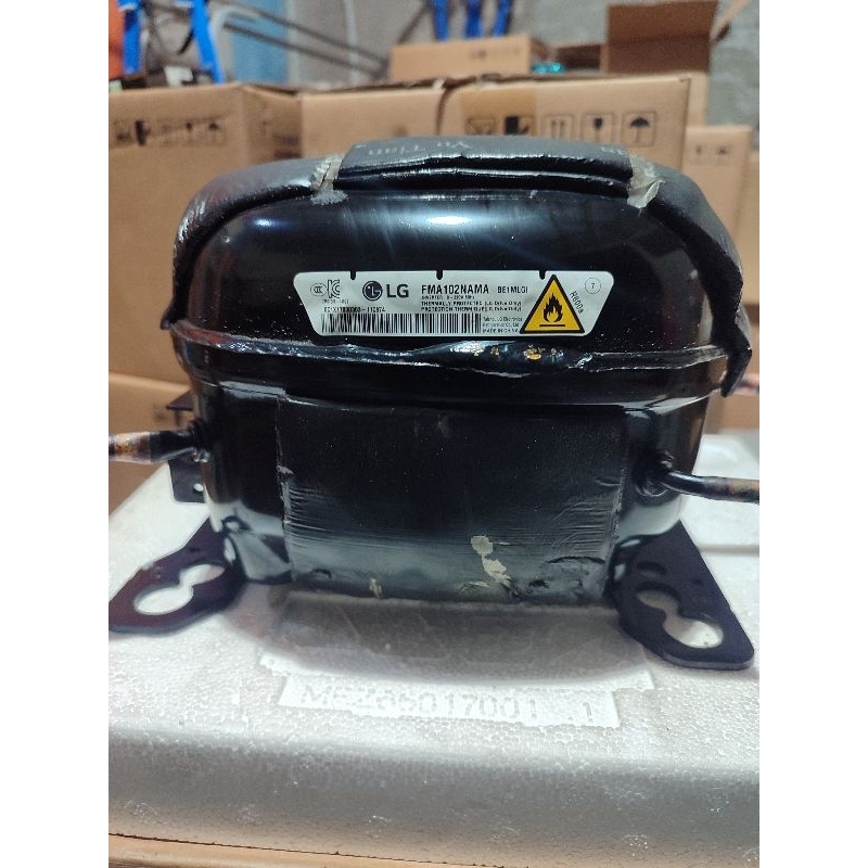Kompresor kulkas lg inverter FMA102NAMA original cabutan