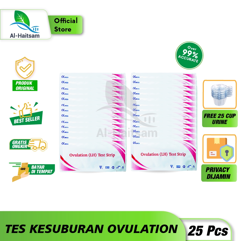 Alat Tes Kesuburan Wanita Ovulation LH Test Tespeck Kesuburan Wanita Masa Subur