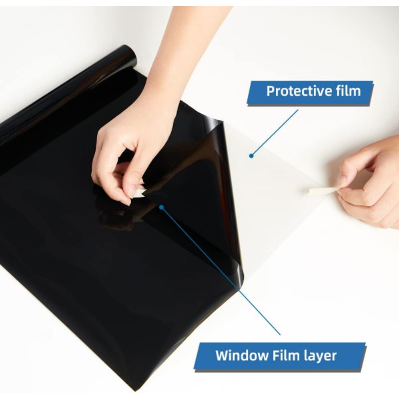 Kaca Film Hitam Riben Mobil Jendela Rumah Gedung