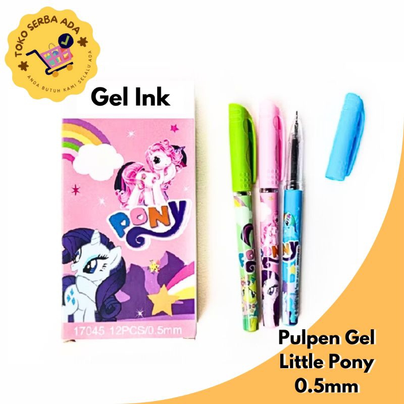 

Pulpen Gel Karakter 0.5mm 1 Pack - Pulpen Gel Gambar Little Pony - Pulpen Gel Murah