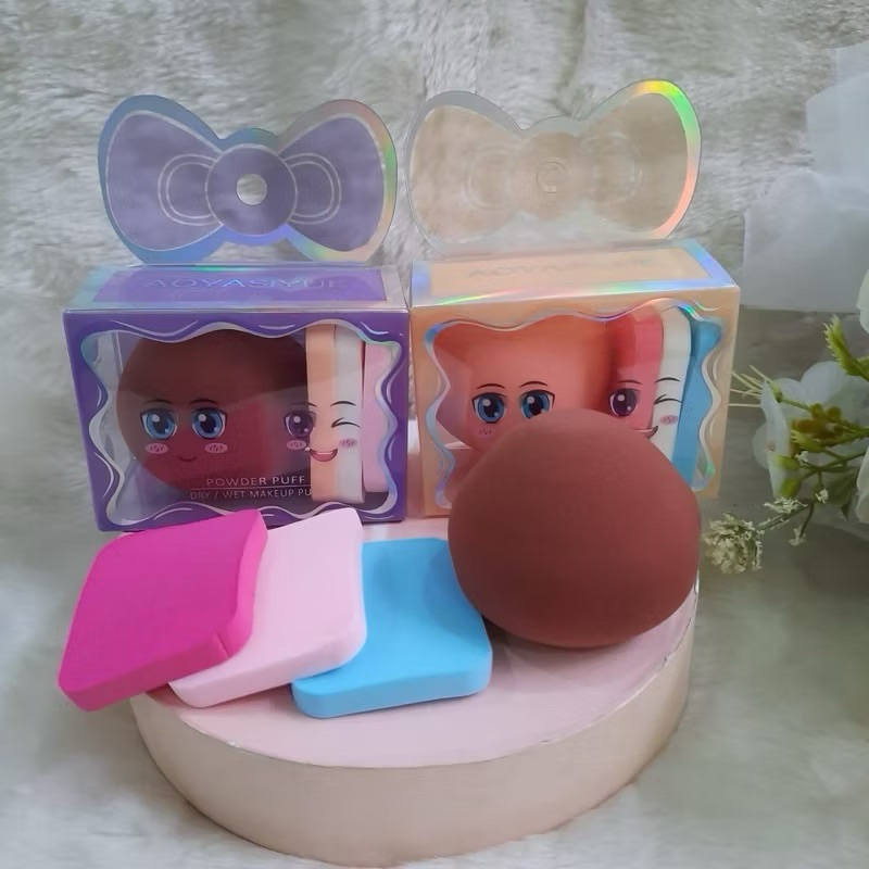 SPON BEDAK BULAT & KOTAK ISI 8PCS [H/SATU MIKA]