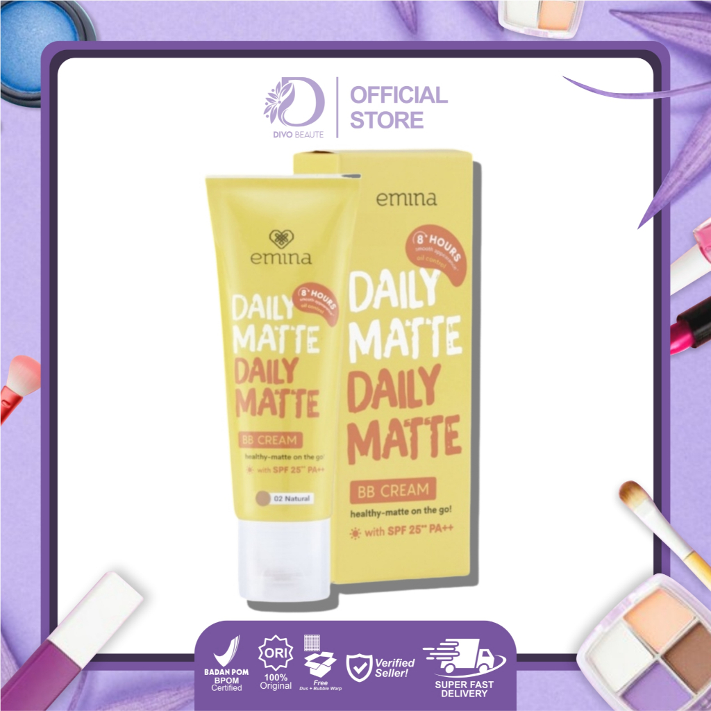 Emina Daily Matte BB Cream - Alas Bedak 16 gr