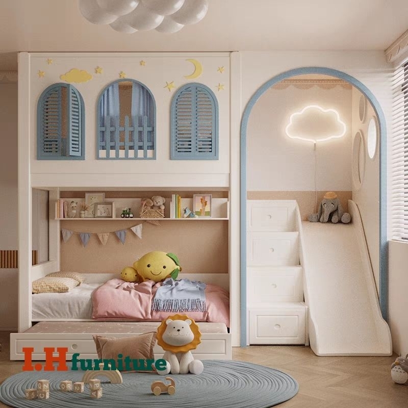 Ranjang tingkat susun , tempat tidur anak , tempat tidur tingkat , dipan anak , dipan custom , dipan