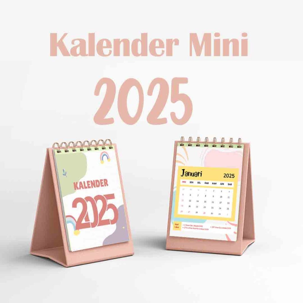 

KALENDER MINI 2025/ KALENDER MEJA MINI / KALENDER MEJA / KALENDER 6,5 x 7,5