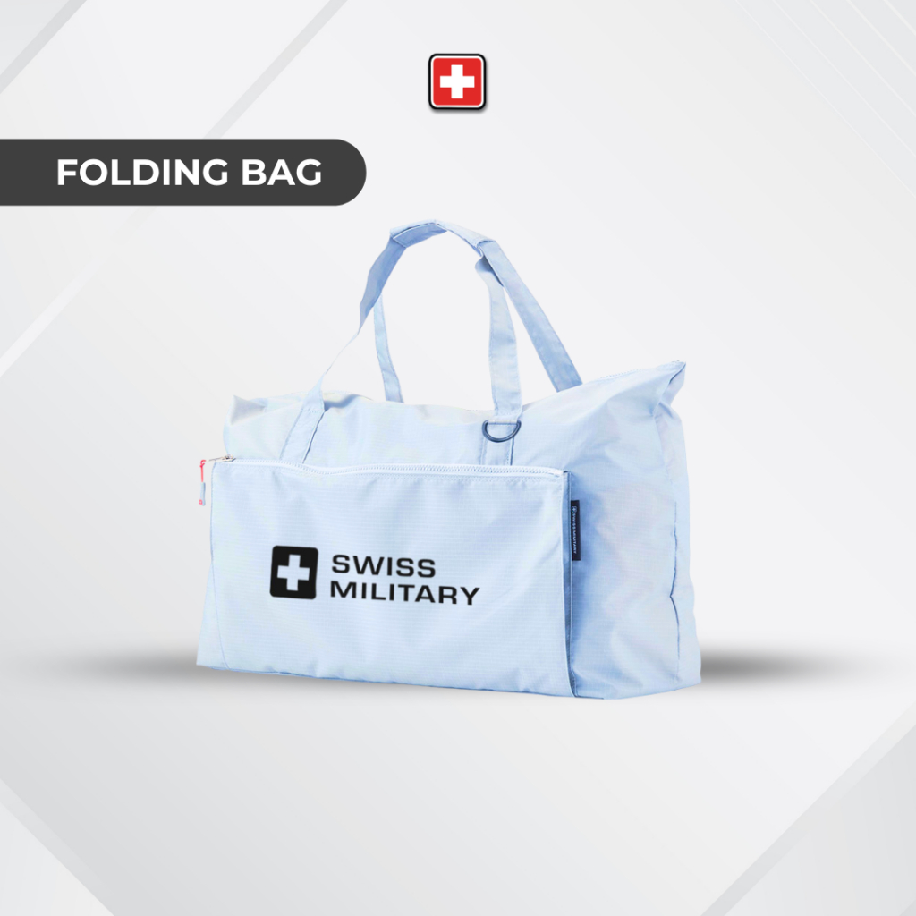 SWISS MILITARY FOLDING TOTE BAG - TAS JINJING TRAVELING